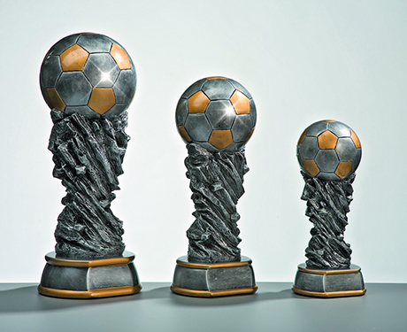 3er-Serie Weltpokal - aus Resin mit Sockel 3er-Serie Weltpokal - aus Resin mit Sockel