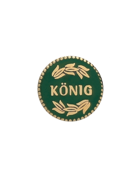 Auflage König vergoldet