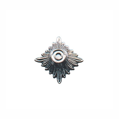 Dienstgradstern 17mm silberfarben