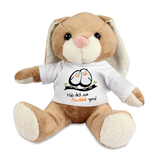 Hase "Hab dich zum Knuddeln gern!" Hase "Hab dich zum Knuddeln gern!"