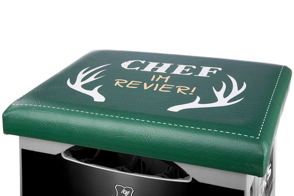 Kunststoff Sitzpolster Chef im Revier