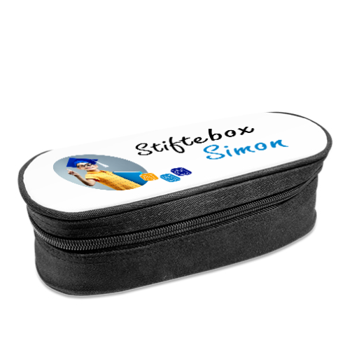 Stiftebox mit Foto und Name