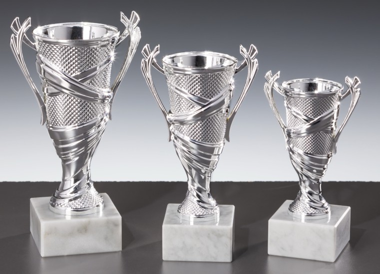 3er - Ständer - Trophäen silber