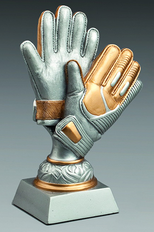 Fußballhandschuhe - Resinfigur - Höhe 200 mm Fußballhandschuhe - Resinfigur - Höhe 200 mm
