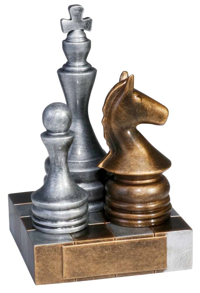 Resinfigur Schach - Höhe 150 mm