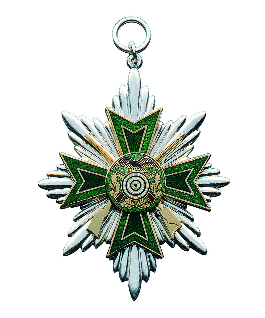 Orden versilbert mit Öse und Ring Orden versilbert mit Öse und Ring