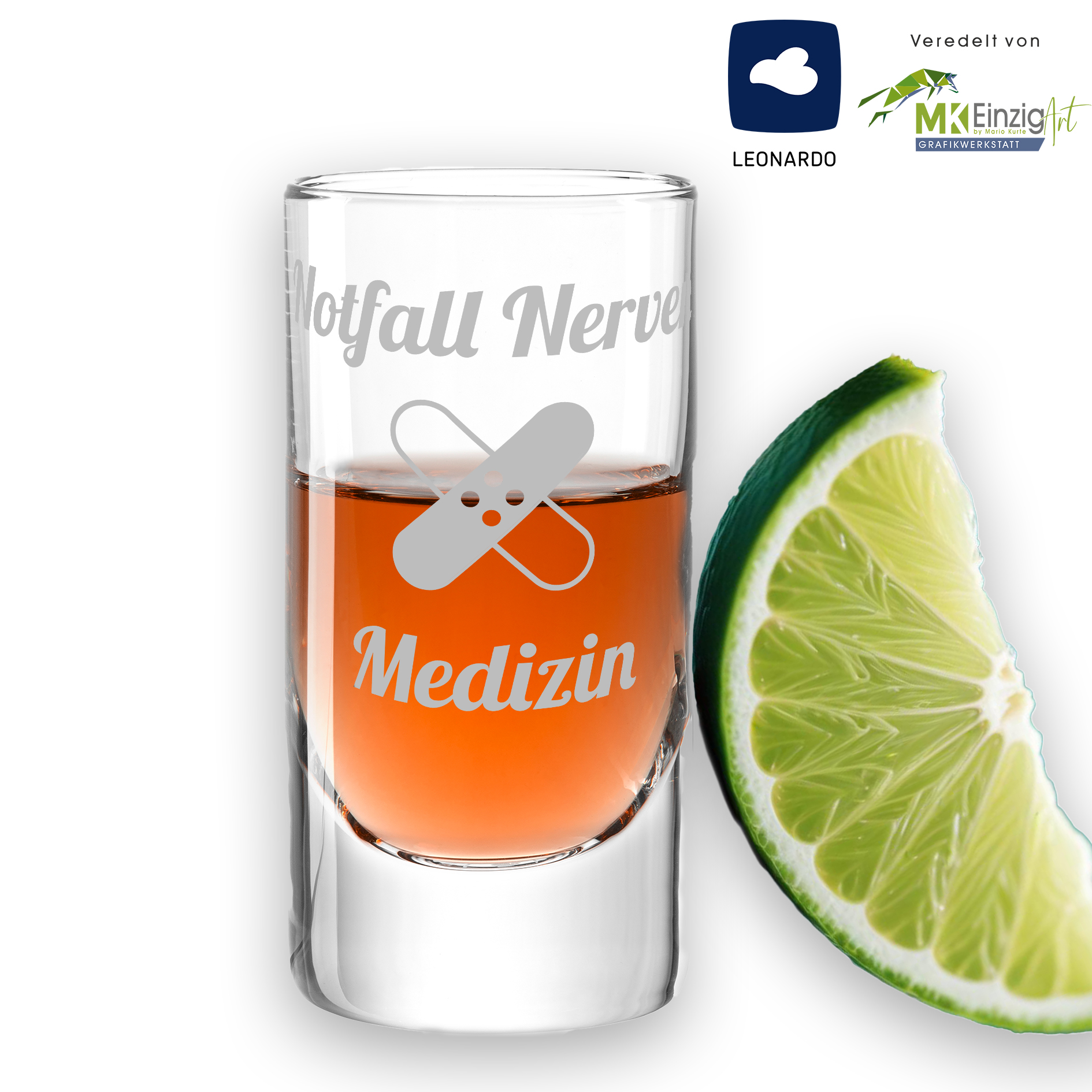 Schnapsglas Notfall Nerven Medizin