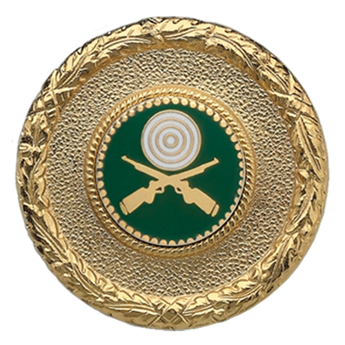 Schützenschnurplakette versilbert
