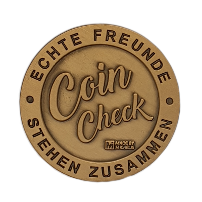 Coin-Check Münze Farbe: bronze
