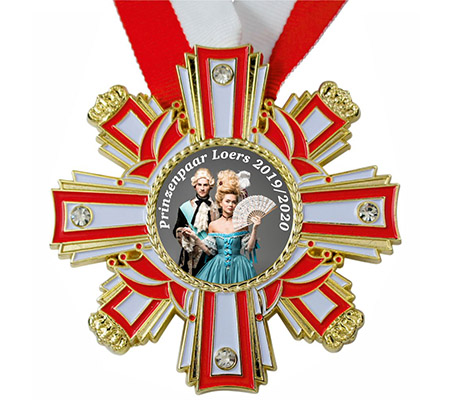 Karnevalsorden "Kreuz Rot/Weiß"
