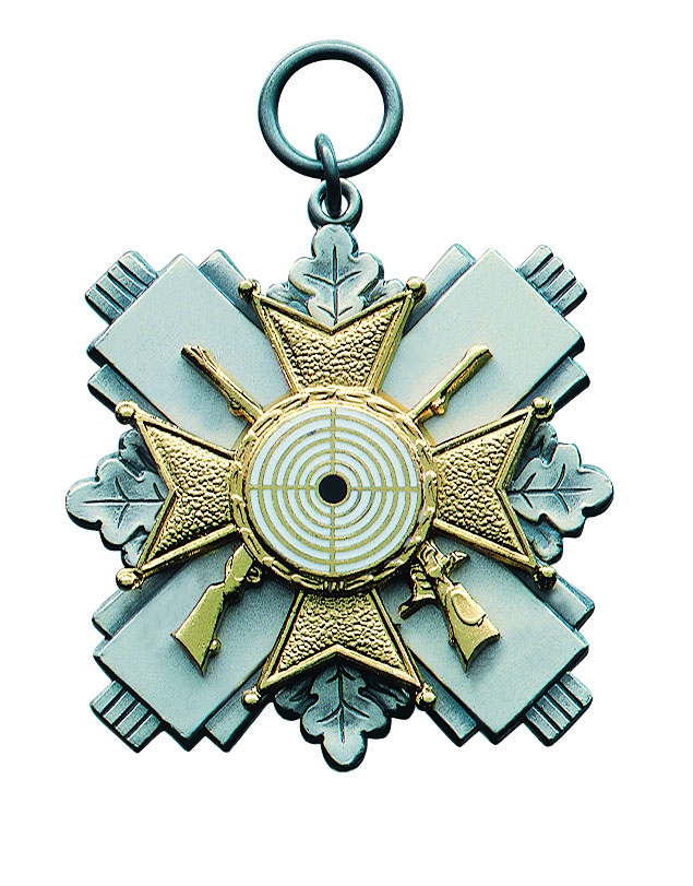 Orden altsilberfarbig mit Öse und Ring Orden altsilberfarbig mit Öse und Ring