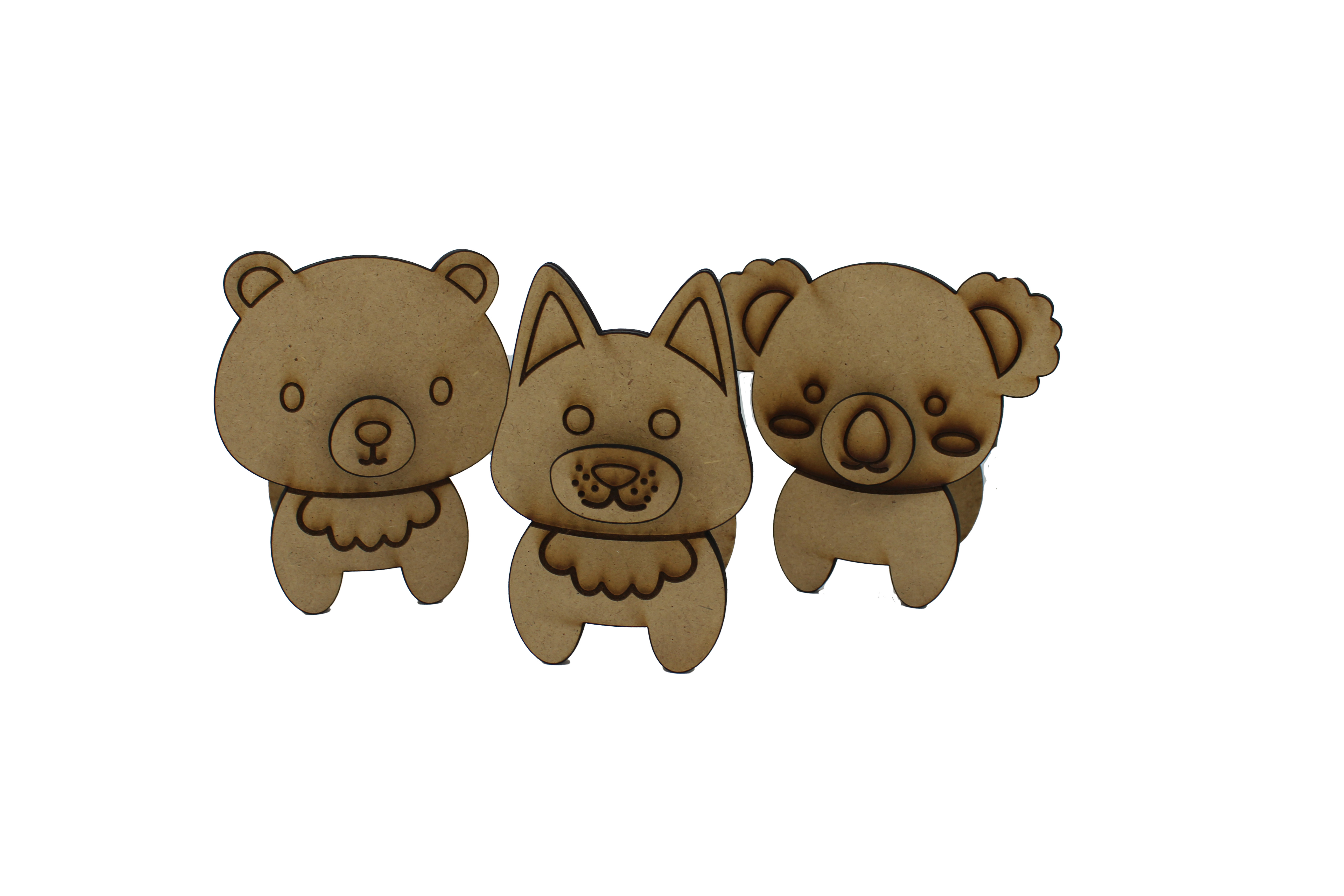 Tierische Brillenhalter Aus Holz - 8er Set Niedliche Präsentationsständer