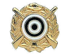 Auflage Zielscheibe vergoldet Auflage Zielscheibe vergoldet