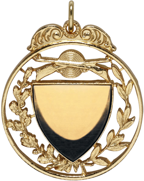 Anhänger vergoldet mit goldfarbigem Gravurfeld Anhänger vergoldet mit goldfarbigem Gravurfeld