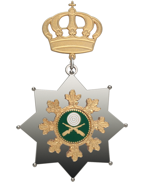 Königsorden versilbert Krone und Auflagen vergold Königsorden versilbert Krone und Auflagen vergold