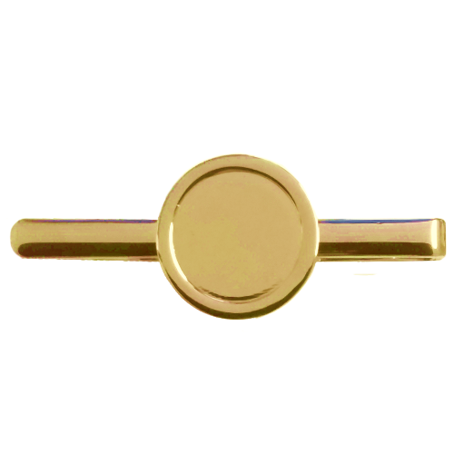 Krawattenschieber Gold mit individuellem Motiv