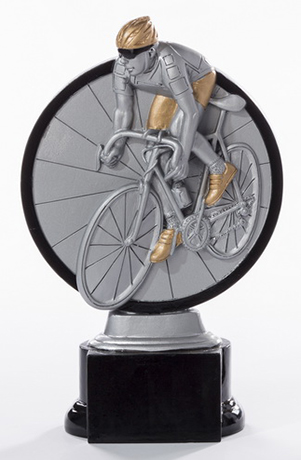 Resinfigur Radsport / Höhe 200 mm