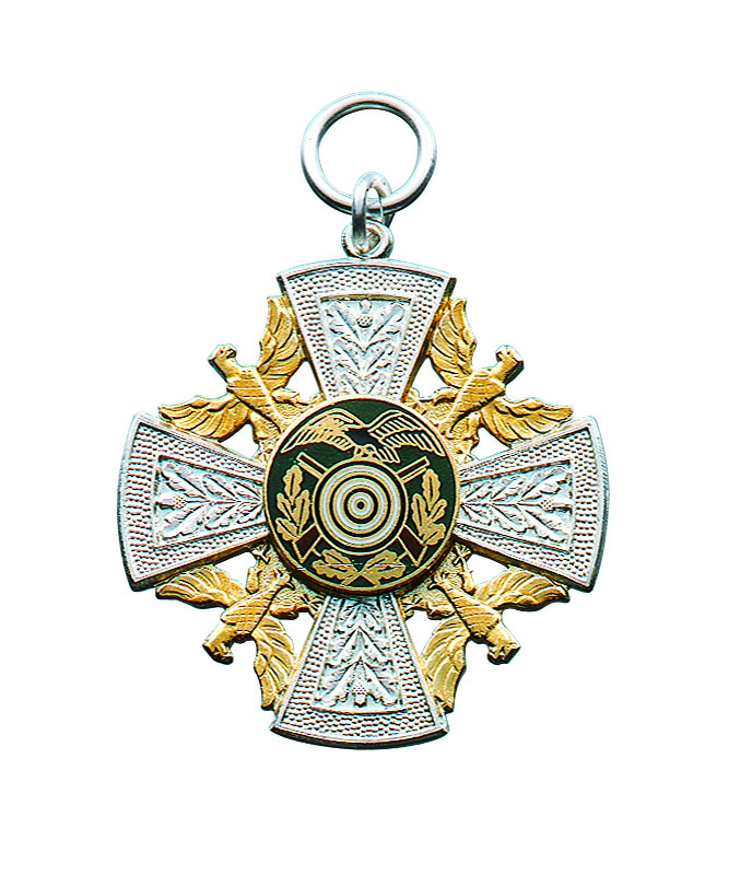 Orden versilbert mit Öse und Ring Orden versilbert mit Öse und Ring