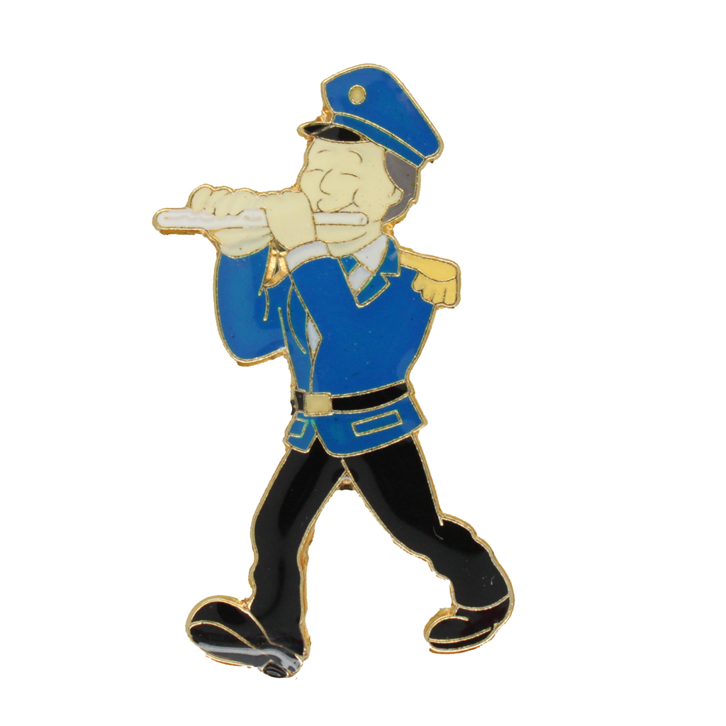 Abzeichen Flötenspieler Uniform blau Hose schwarz