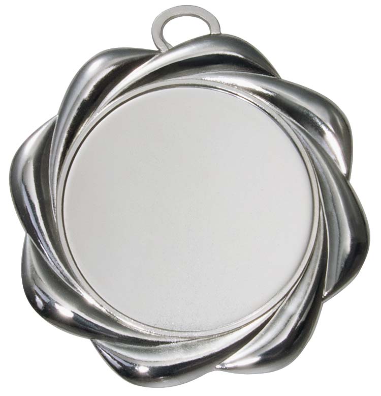 Zamak-Medaille Ø70mm -silber-