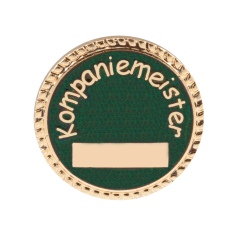 abzeichen_deumer_79977-12_kompaniemeister Abzeichen vergoldet mit langer Nadel