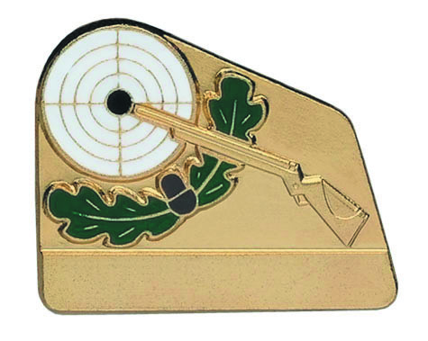 Schützenabzeichen vergoldet Schützenabzeichen vergoldet