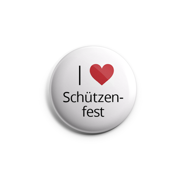 Button I love Schützenfest