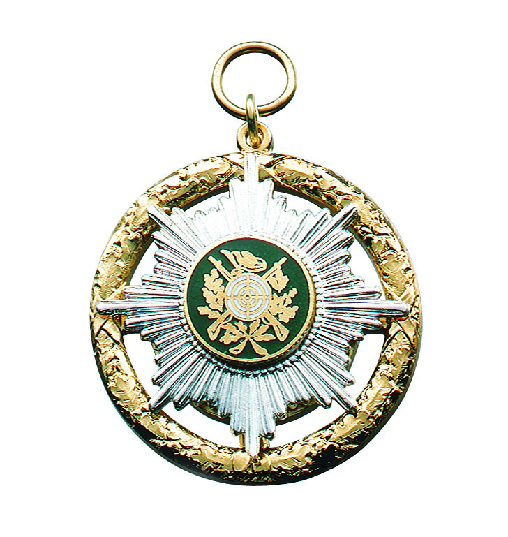 Orden vergoldet mit Öse und Ring