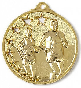 Medaille Leichtathletik/Laufen Ø 45 mm - gold
