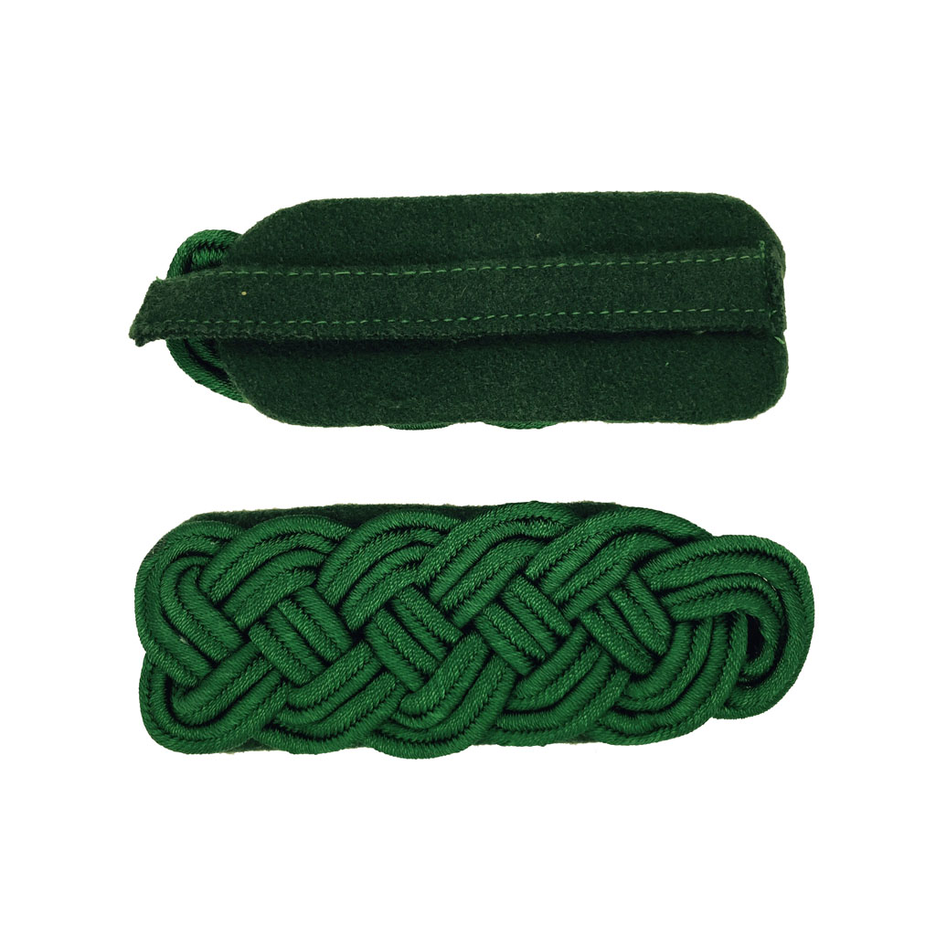 Majorsgeflecht-5-bogig_42000-03-03_gruen Majorsgeflecht 5-bogig grün auf grün