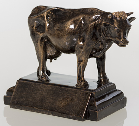 Resinfigur - Kuh / Höhe 130 mm