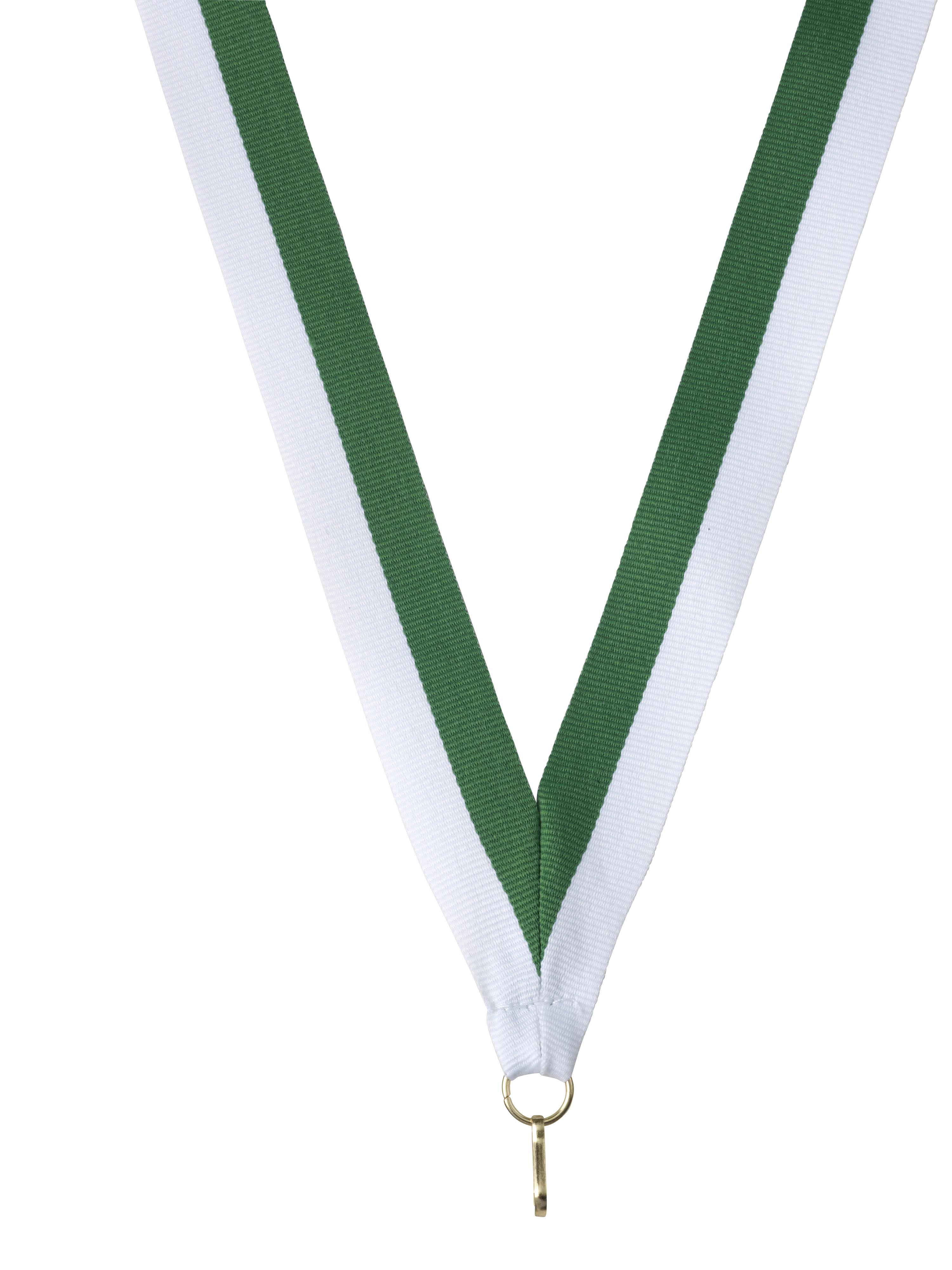 Medaillenband grün-weiß