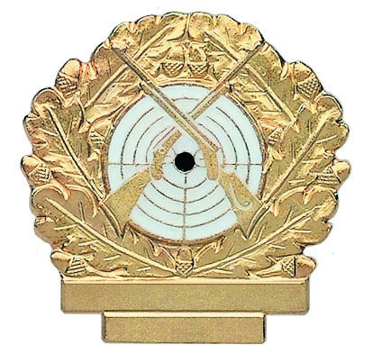 Schützenabzeichen versilbert