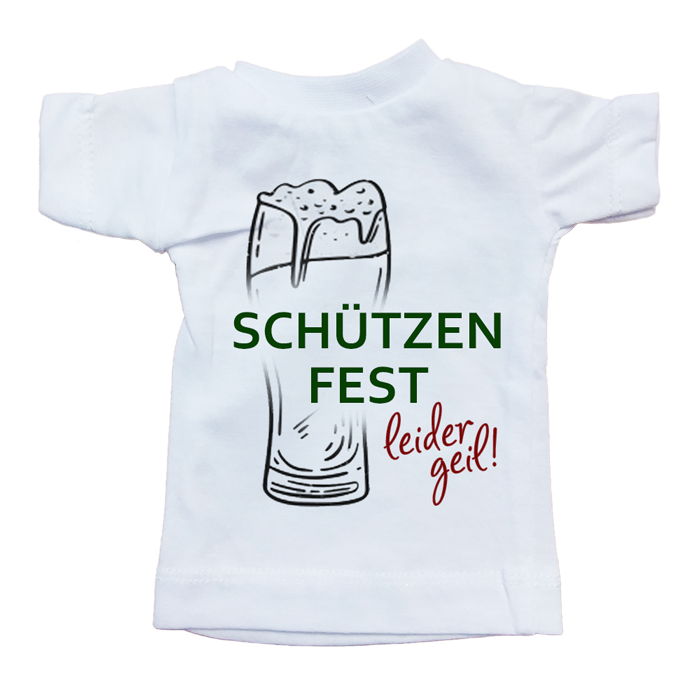 Flaschenshirt "Schützenfest leider geil!"