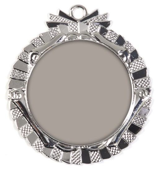 Zamak-Medaille Ø 70mm - silber Zamak-Medaille Ø 70mm - silber