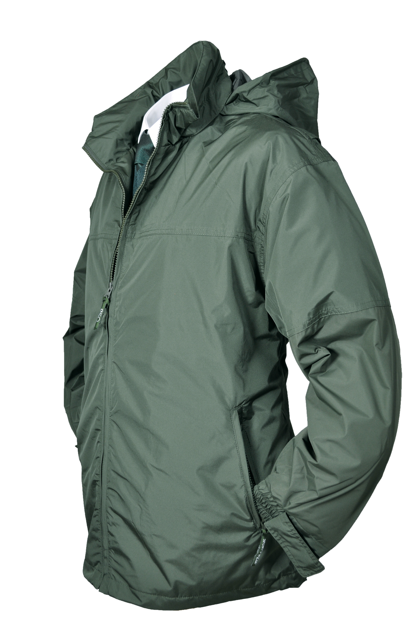 Regenjacke / Membrane dunkelgrün