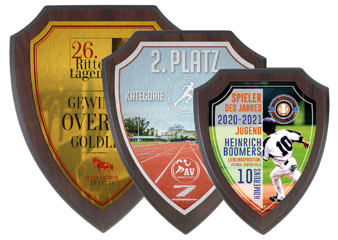 Ehrentafel mit Aufdruck 150 x 185 mm