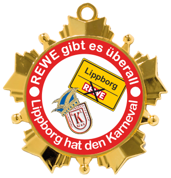 Medaille in markanter Sternform