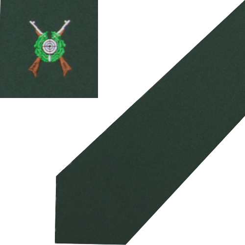 Schützenkrawatte mit gesticktem Motiv