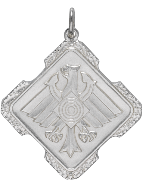 Medaille versilbert