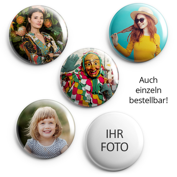 Button mit individuellem Foto