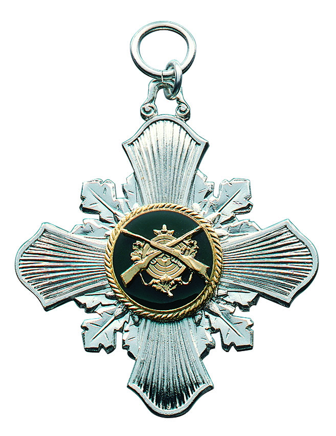 Orden versilbert mit Öse und Ring Orden versilbert mit Öse und Ring