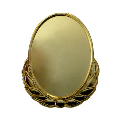 Expressabzeichen oval 30mm vergoldet mit Kranz