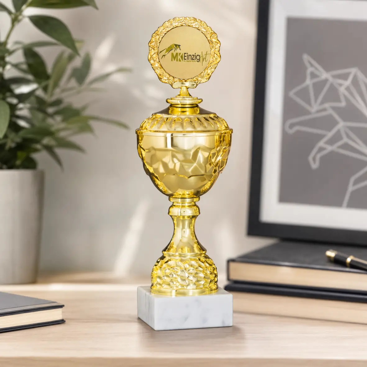 Metallemblem 50mm Sublimation
