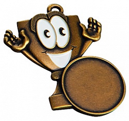 Bambini Cup Medaille - bronze / Größe 42 x 46 mm Bambini Cup Medaille - bronze / Größe 42 x 46 mm