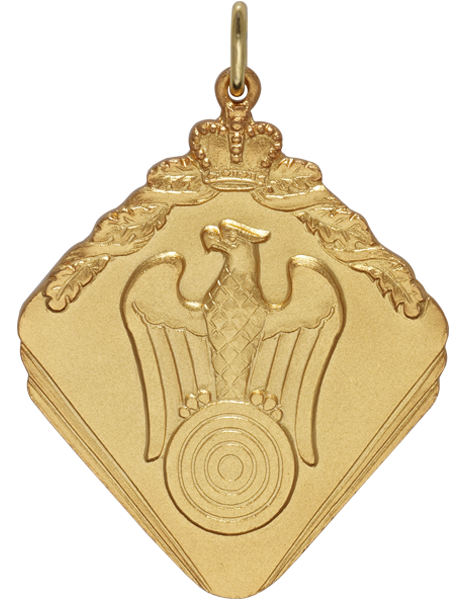 Medaille vergoldet