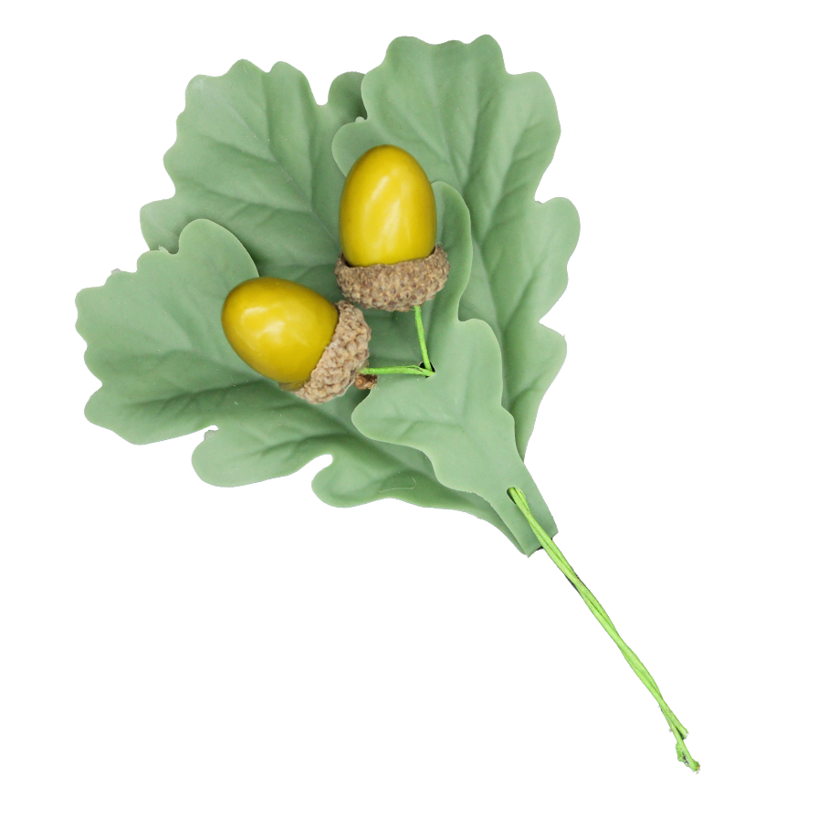 Eichenlaub Kunststoff grün Eichenlaub Kunststoff grün