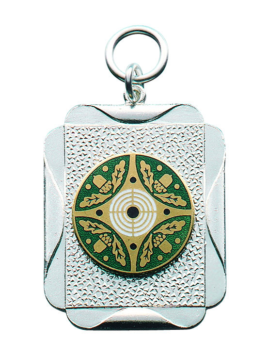Anhänger versilbert mit Öse und Ring