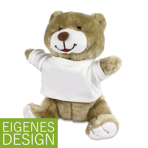 Teddybär "Fred" incl. Wunschmotiv Teddybär "Fred" incl. Wunschmotiv