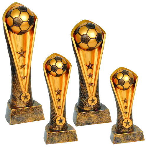 4er-Serie Fußball Trophäen